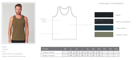 MEN'S OCELOT PREMIUM TANK TOP