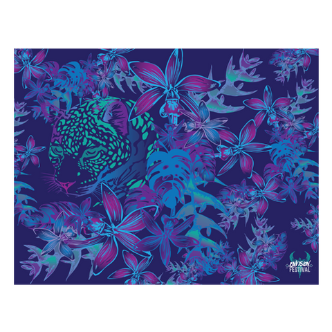 Blue Jaguar Sarong